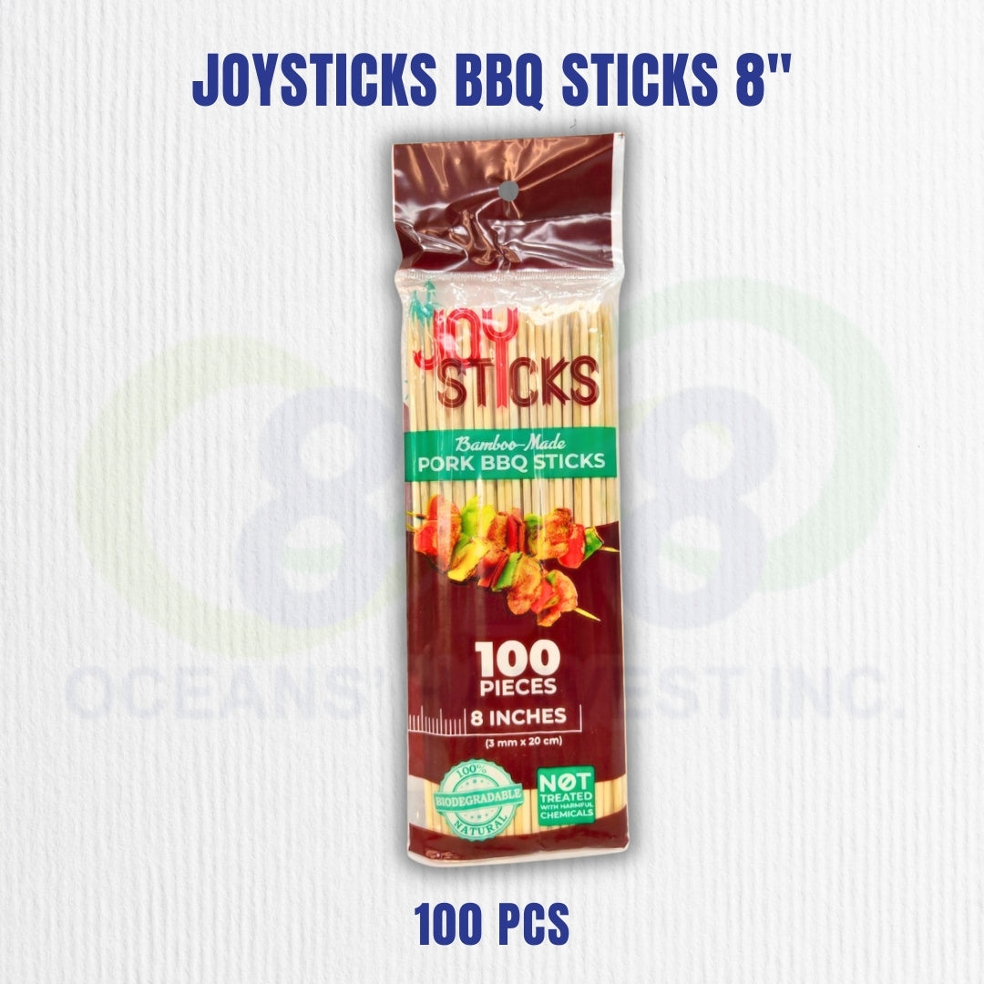 Joysticks BBQ Sticks 8” – 100 PCS