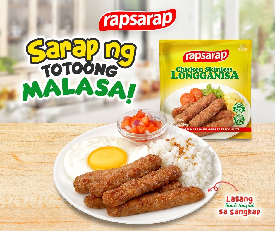 Rapsarap Chicken Skinless Longganisa (220g)