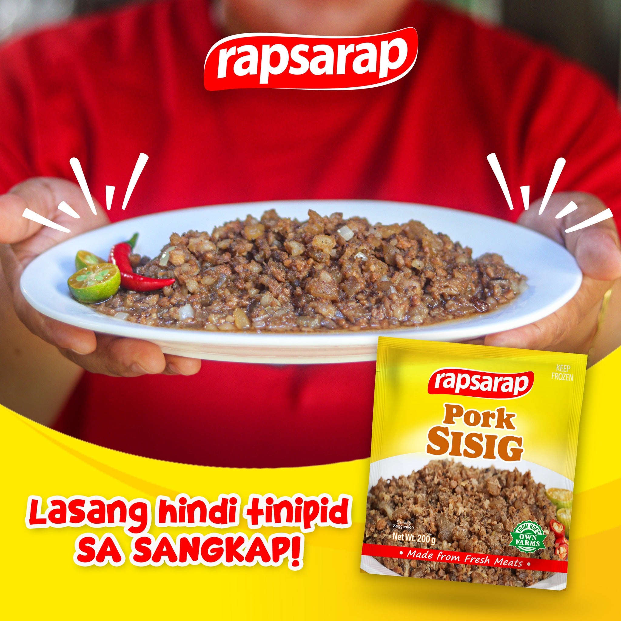 Rapsarap Pork Sisig (200g)