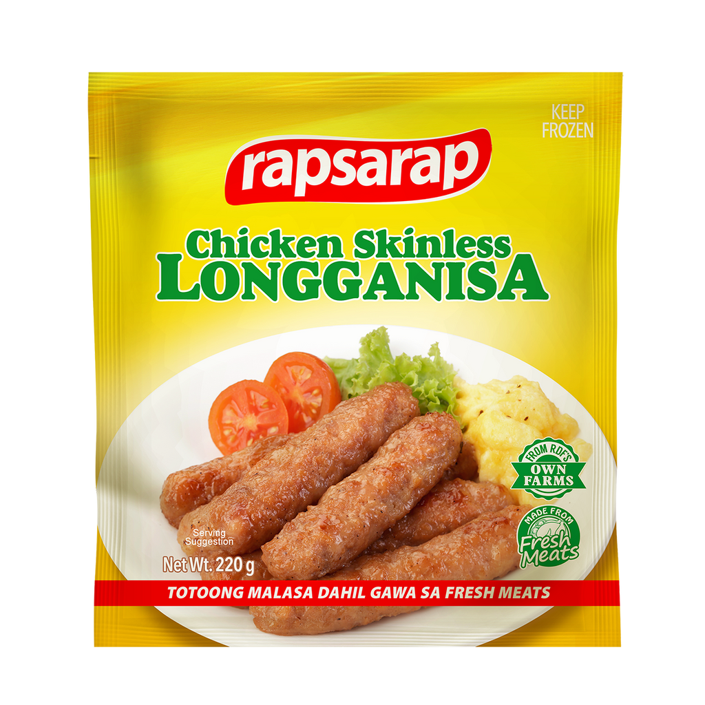 Rapsarap Chicken Skinless Longganisa (220g)