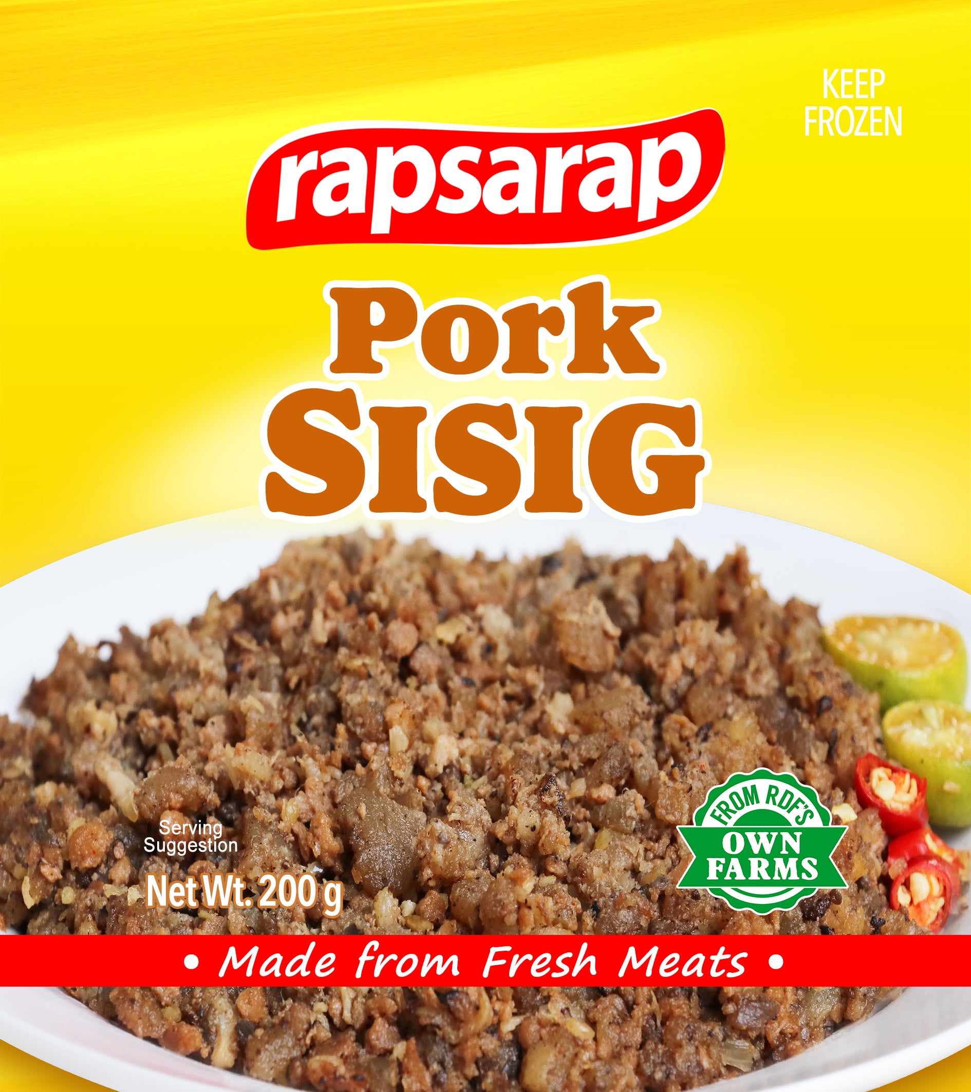 Rapsarap Pork Sisig (200g)